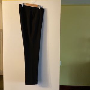Apostrophe Black Stretch Cuffed Straight Pants